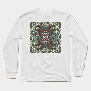 Celtic Knotwork Greyhounds Long Sleeve T-Shirt